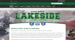 Desktop Screenshot of lakesidell.org